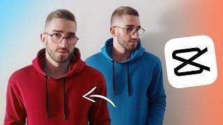 How to Change the Color of Clothes in Video - CapCut Tutorial