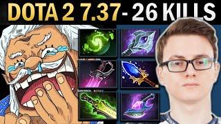 Zeus Gameplay Miracle with 26 Kills and Ethereal - Dota 7.37