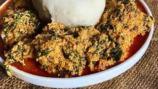 How to make EGUSI SOUP by chops by halymatu