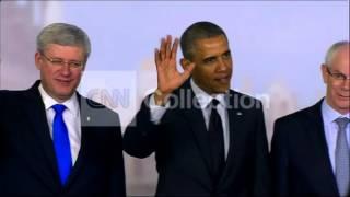 BELGIUM: G7 GROUP PHOTO OP