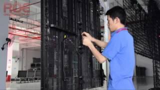 [ROE Visual][MC-F]Transparent LED Screen with Magnet install and Dismount