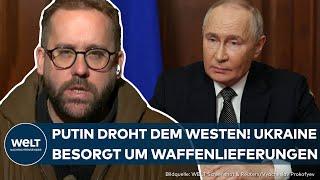 UKRAINE-KRIEG: Putin droht dem Westen mit Mittelstreckenwaffen! So reagiert Kiew