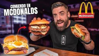 COMIENDO en MCDONALDS TODAS las NOVEDADES por PRIMERA VEZ ¿MERECE LA PENA?