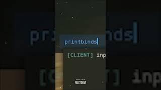 Share your Rust keybinds with the "printbinds" command! 