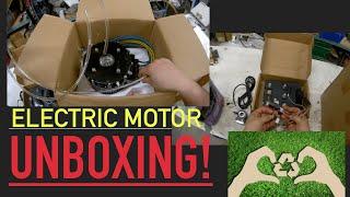 Ep34 Golden Motor 10KW 48V Electric Engine Unboxing