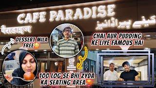 Cafe Paradise JJ Food Review 6 Saal Baad ReOpen Hui Restaurant  || Alisha & Kadir ||