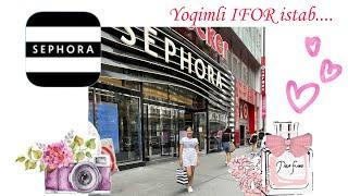 YOQIMLI IFOR ISTAB. SEPHORADAN VLOG. 1TA ATIR UCHUN 2-KUN VAQT SARFLADIM. #AISHA #AQSH #AMERIKAOVOZI