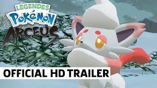 Pokémon Legends: Arceus | Hisuian forms of Zorua and Zoroark Trailer