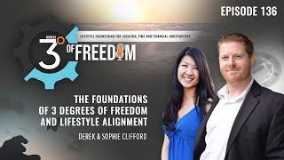 Ep 136 - The Foundations of 3 Degrees of Freedom & Lifestyle Alignment with Derek & Sophie Clifford