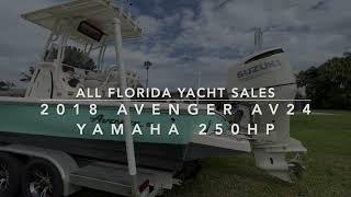 2018 Avenger AV24 with Suzuki 250hp (109hrs)***Lake Worth, FL***