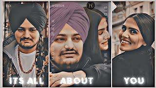  ITS ALL ABOUT YOU || EFX  || STATUS  || VIDEO  || SIDHU MOOSE WALA 