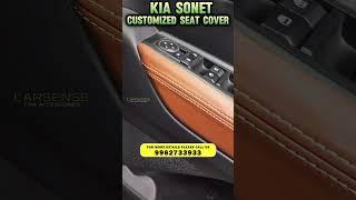 Kia Sonet Customized Seat Cover | Car Interiors | Car Accessories Chennai | Car Sense #shorts