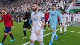 PES 2021 - REAL MADRID vs OSASUNA - Gameplay PC