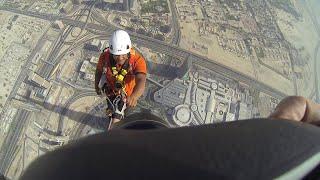 Climbing to the Top of the Burj Khalifa -The World's Tallest Building | Behind-the-Scenes