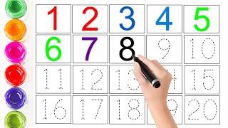 123 Numbers | 1234 Number Names | 1 To 20 Numbers Song | 12345 learning for kids | Counting Numbers