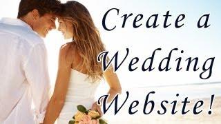 Create a Wedding Website - Step By Step