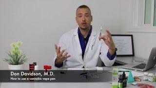 How to use a cannabis vape pen with Dr. D