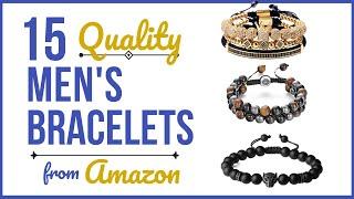 15 Mens Bracelets from Amazon Must Haves Under $30 | Valentines Day Gift ideas