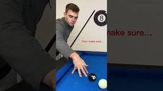 The easiest way to BRIDGE over a ball in pool  Use this trick now! #billiards #lesson #8ballpool