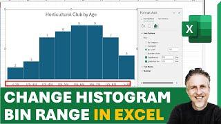 Histogram Bin Range in Excel - How to Create a Histogram Chart and Change Bin Width