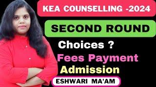 Karnataka NEET Counselling 2024/Second Round admission,fees, Choices #kea #neet #kea2024