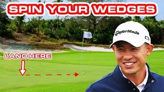 Collin Morikawa's Secret To Spinning 50-Yard Wedge Shots | TaylorMade Golf