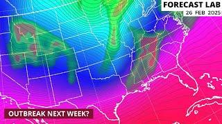 Wed 2/26/25 - US weather | Checking on next week's Deep South storms