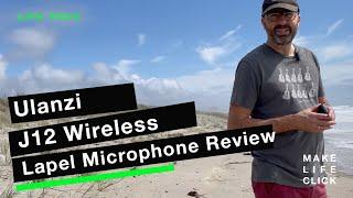 Portable Lavalier Microphone - Ulanzi J12 Wireless Lapel Mic Review