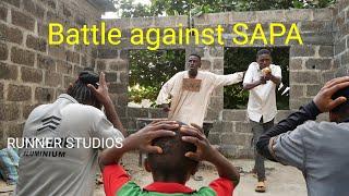 Battle against SAPA (action, comedy video)