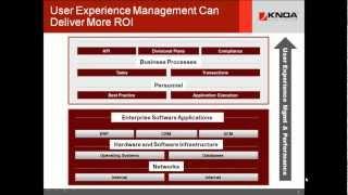 Knoa EPM for Siebel User Experience Management Product Overview:  User Experience Monitoring