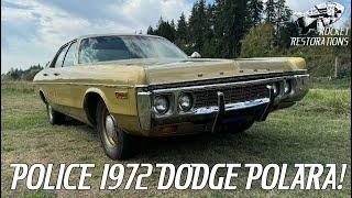 My First Restoration! 1972 Dodge Polara Ex-Washington State Patrol Police Car!