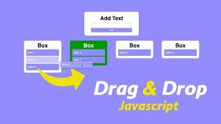 Drag & Drop using pure javascript | عمل تصميم يدعم السحب و الافلات بالجافاسكريبت