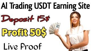 AI Trading|usdt || mining app 2024 || cryptocurrency || money making website || trc20 | ai robot ||