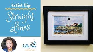 Quick Artist Tip | Making a Lighthouse With Straight Lines