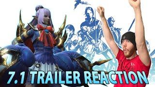 BACK TO XI! - FFXIV 7.1 Trailer Reaction