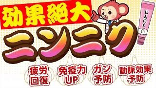 【意外と知らない】ニンニクの絶大なる健康効果とは？ 疲労回復/免疫力向上/がん予防/動脈硬化予防