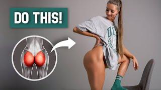 Get QUICK BOOTY PUMP - 3 Best Exercises! Short Intense Butt Workout, At Home + Weights