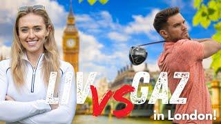 Gaz Beadle Vs Liv’s rematch on Londons newest golf course ️ 