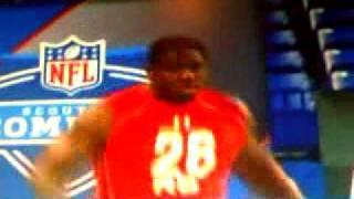 Ben Tate at NFL combine