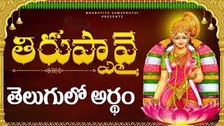 Thiruppavai paasuralu meaning in telugu | Dhanurmasam goda devi thiruppavai paasuralu in telugu