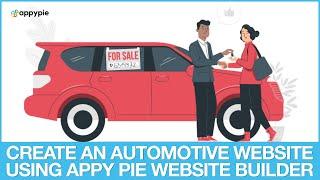 How to create an automotive website using Appy Pie’s website builder?