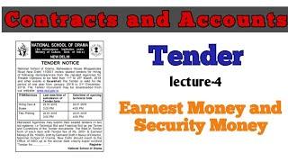 Earnest Money and Security Deposit |Security Money | Earnest Money Deposit | Contract and Accounts