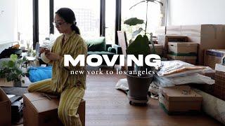 How I Moved From NYC to LA (Packing, Movers, Apartment Hunting) | Vlog