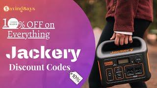 Get 10% OFF at Jackery Solar Generators - Jackery Discount Codes