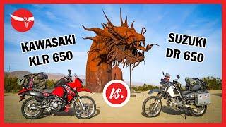 Suzuki DR650 Vs. Kawasaki KLR650. Comparative, conclusive, most honest & complete review on YouTube!