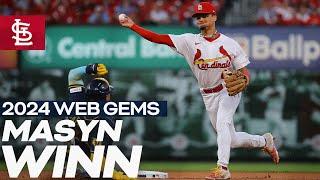 Every Masyn Winn Web Gem of 2024 | St. Louis Cardinals