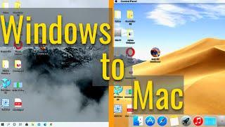 How to change your windows 10 into a Mac | How to convert windows 10 into Mac os, Mac theme  Windows