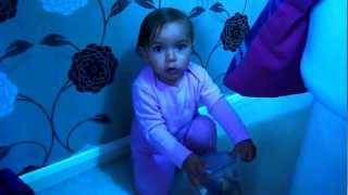 Wee Iona stealing my sweeties