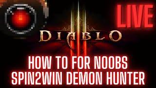 (3/3) SPIN2WIN DEMON HUNTER SPEED FARM BUILD : SOLO SELF FOUND DEMON HUNTER : DIABLO 3 (PC)