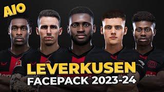 Bayer 04 Leverkusen Facepack Season 2023/24 - Sider and Cpk - Football Life 2024 and PES 2021